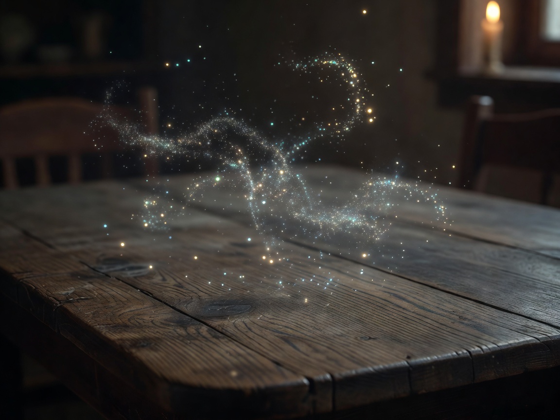 Subtle magical sparkle effect